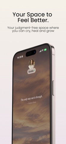 Sonia: AI for Mental Health iPhone screenshot