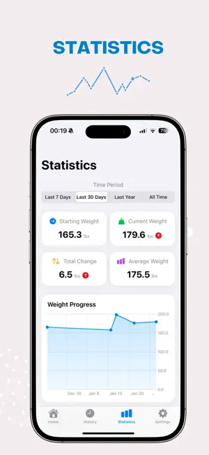 Weight & Gain Tracker Pro screenshot 4