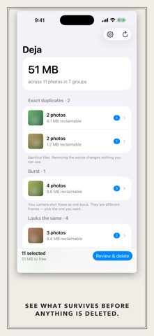Deja: Photo & Storage Cleaner Screenshot 1 of 1