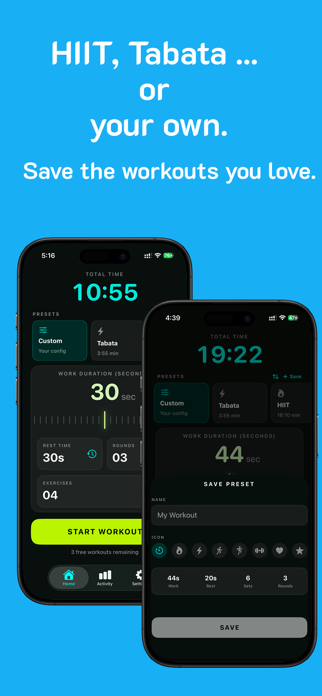 Interval Timer: Workout & Rest Screenshot 2 of 6