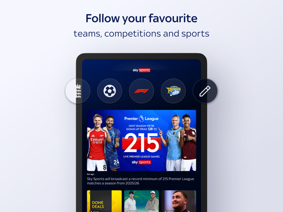Sky Sports iPad screenshot 4
