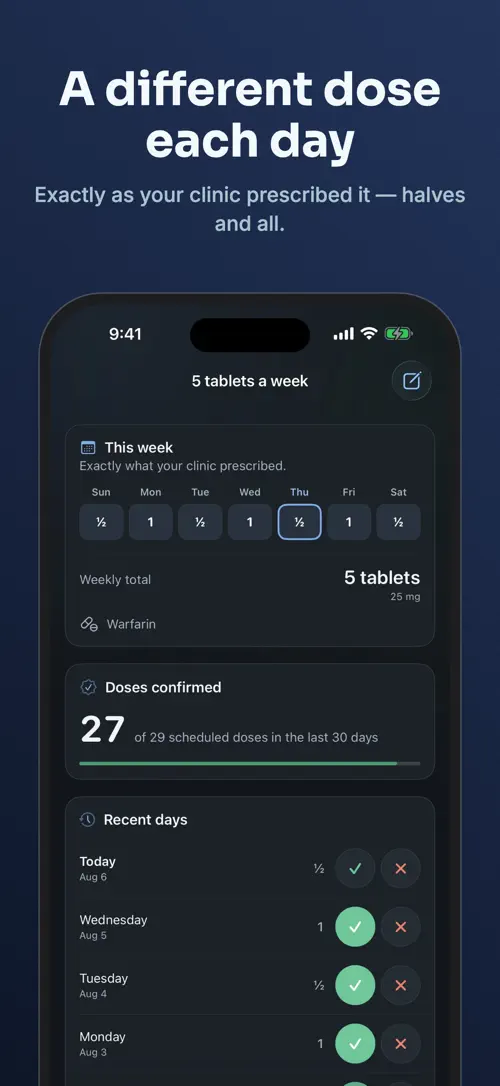 Rangewell on iPhone: screenshot 4 of 7