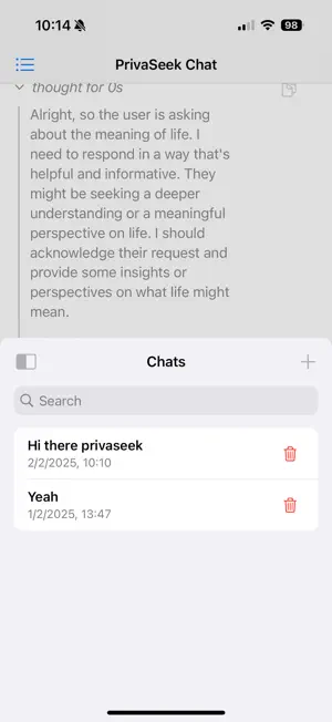 PrivaSeek screenshot 2