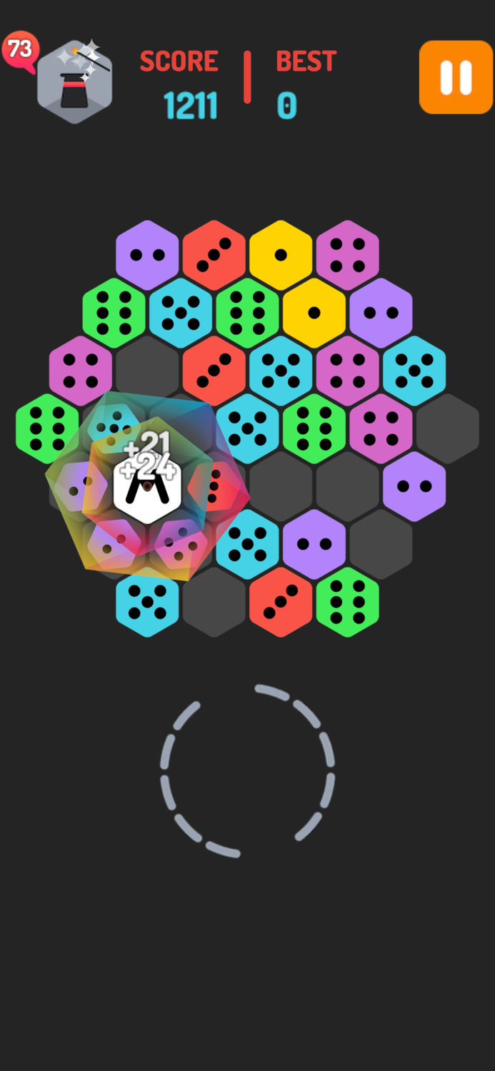 DomiMerge Hexa Puzzle
