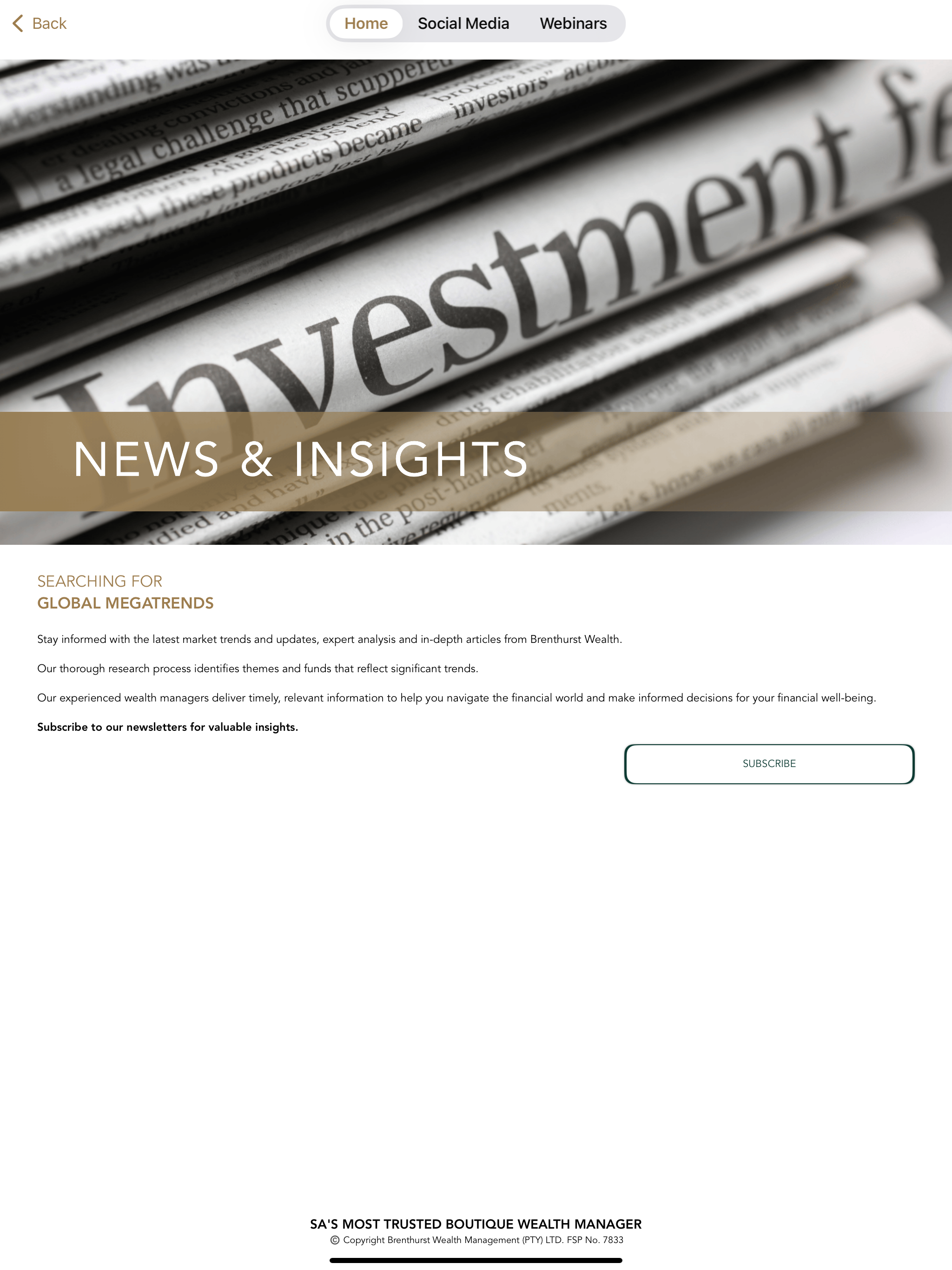 Brenthurst Wealth