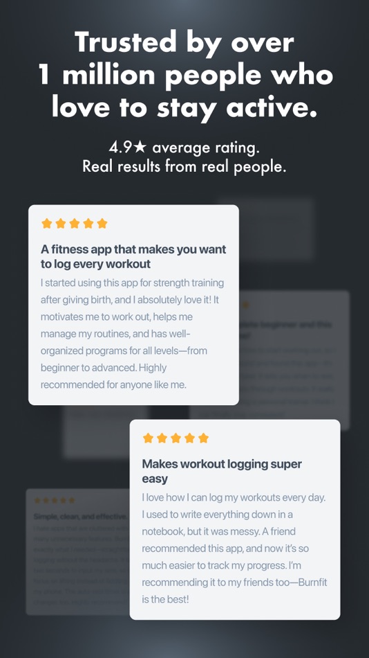 #7. BurnFit: Workout Log & Tracker (iOS) By: Bunnit