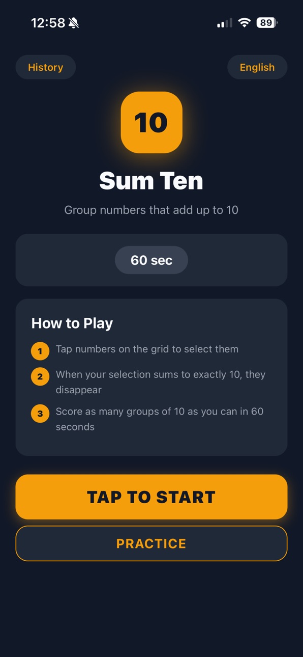 iPhone screenshot