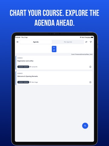 SEO Week 2026 iPad screenshot