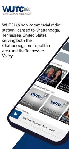 WUTC Public Radio App screenshot