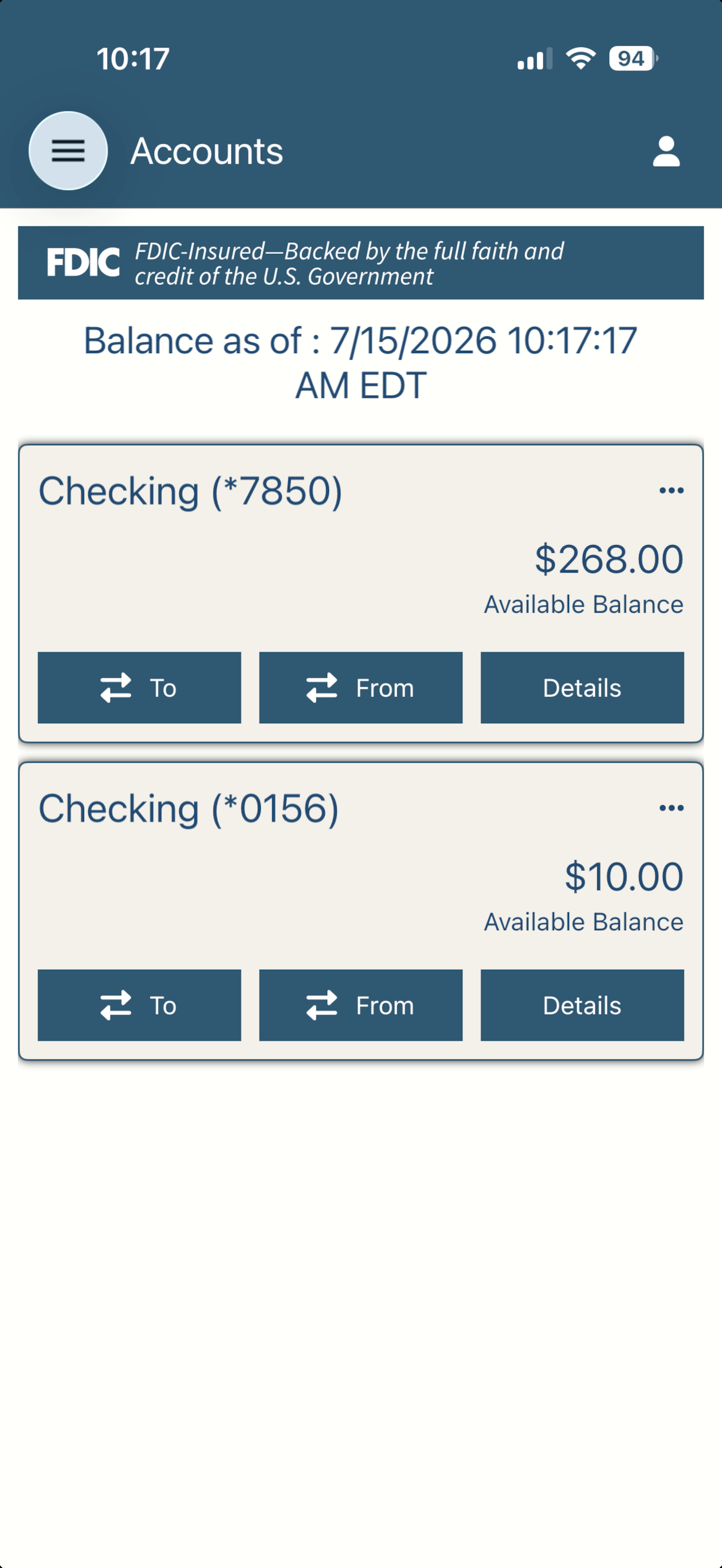 First City Bank GA Mobile screenshot 2