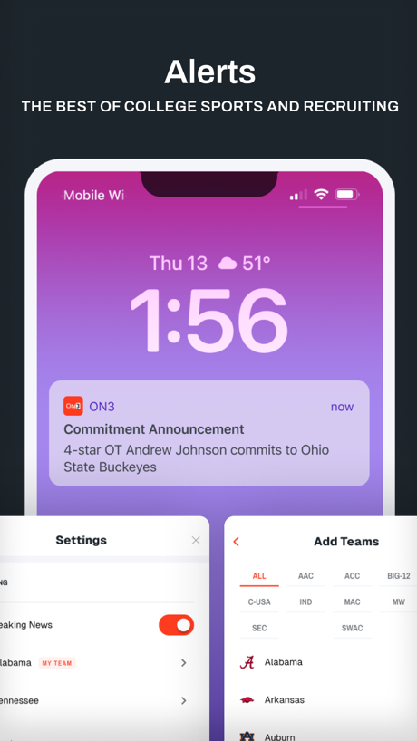 On3 App App Store screenshot 3