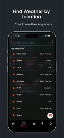 Weather Monitor - Forecast iPhone screenshot