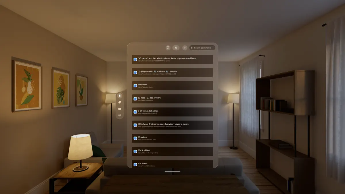 Buchen - Bookmarks screenshot 1
