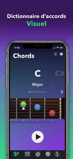 Capture d'écran de Accordeur De Guitare Facile sur iPhone 5