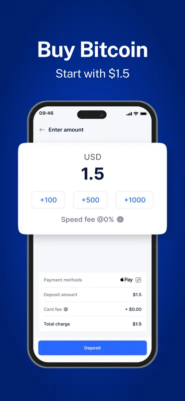 Speed Wallet: Buy Bitcoin screenshot 3 of 7