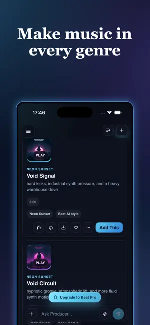 AI Song Music Maker - Beat screenshot 2