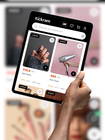 Tickram iPad screenshot
