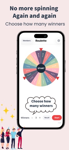 Multi Winner Raffle Wheel Screenshot 2 of 5