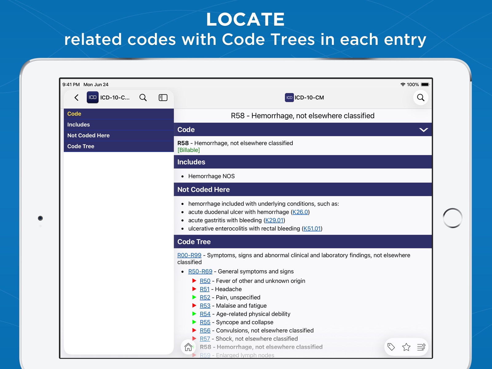 ICD 10 Coding Guide – Unbound ipad screenshot 2