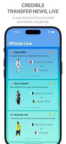 Offside Line: Soccer Transfers screenshot
