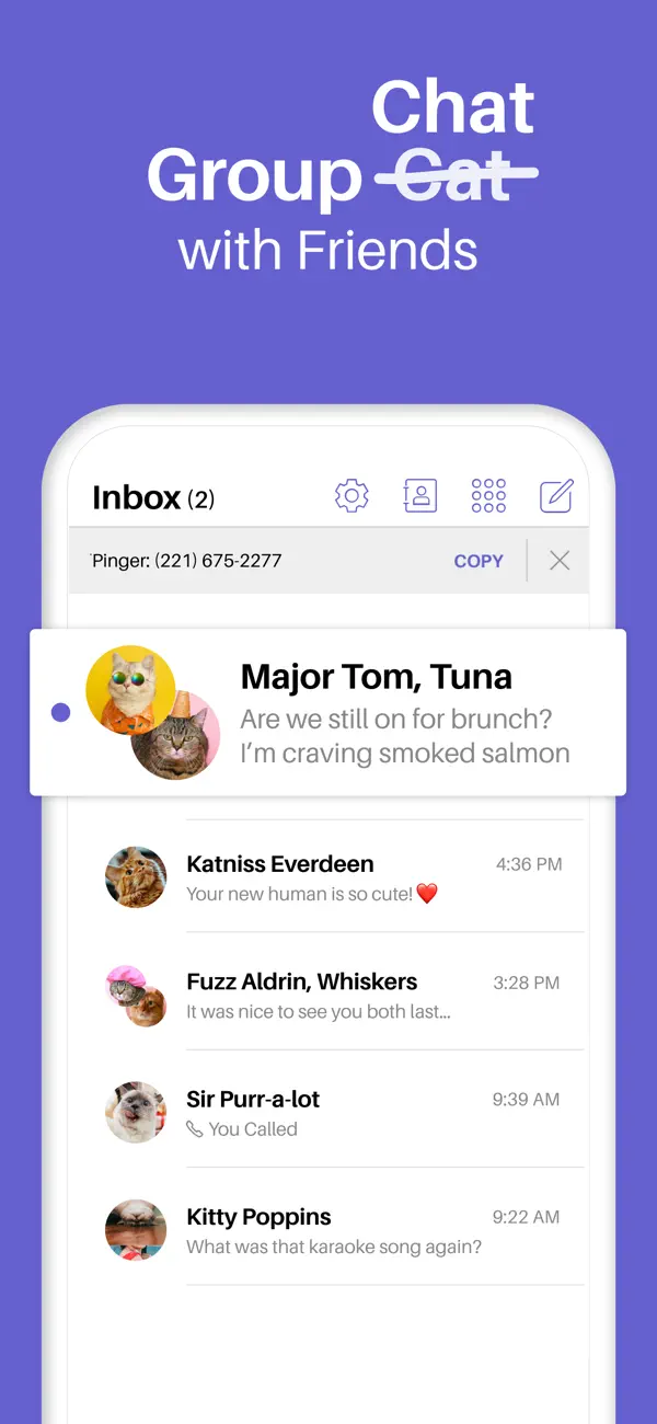 #5. Pinger: Call Plus Texting App (iOS) Podle: Pinger, Inc.