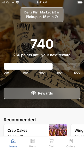 Delta Fish Market iPhone screenshot 1 - Food & Drink app