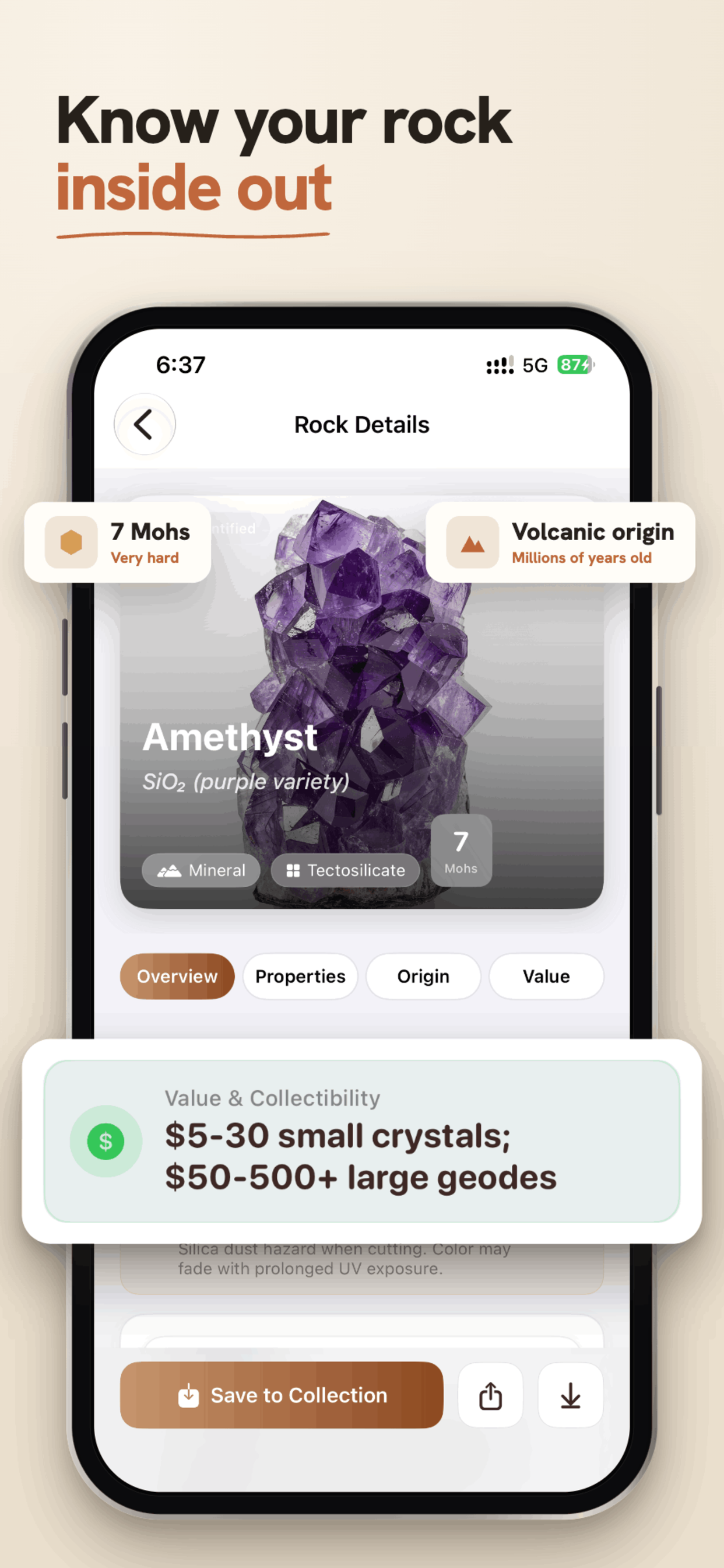 Rock & Gem Identifier: Rockiva screenshot 4