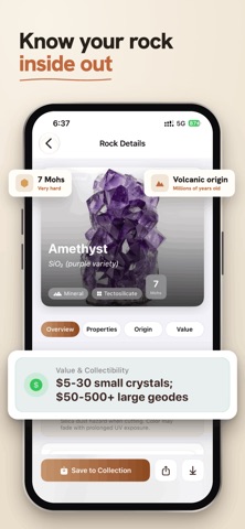 Rock & Gem Identifier: Rockiva screenshot
