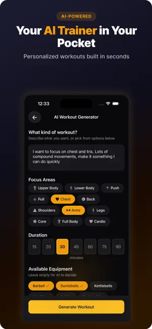 Yoked: AI Trainer screenshot 1