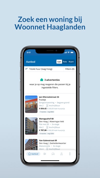 Woonnet Haaglanden Screenshot