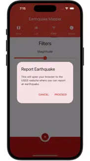 earthquake mapper iphone screenshot 3