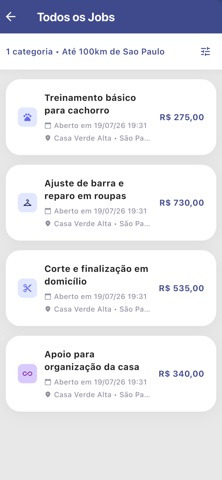 Jobber iPhone screenshot