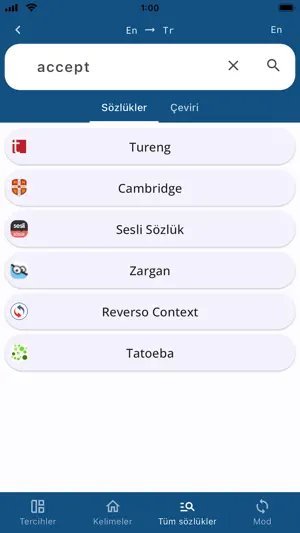Turkish English Dictionary - screenshot 4