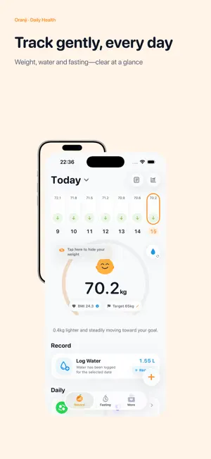 Oranji: Intermittent Fasting screenshot 1