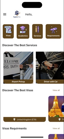 ExVisas App Screenshot 2 of 5