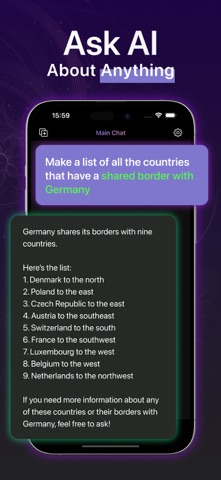 AI ChatBot & Characters: chaiN iPhone screenshot