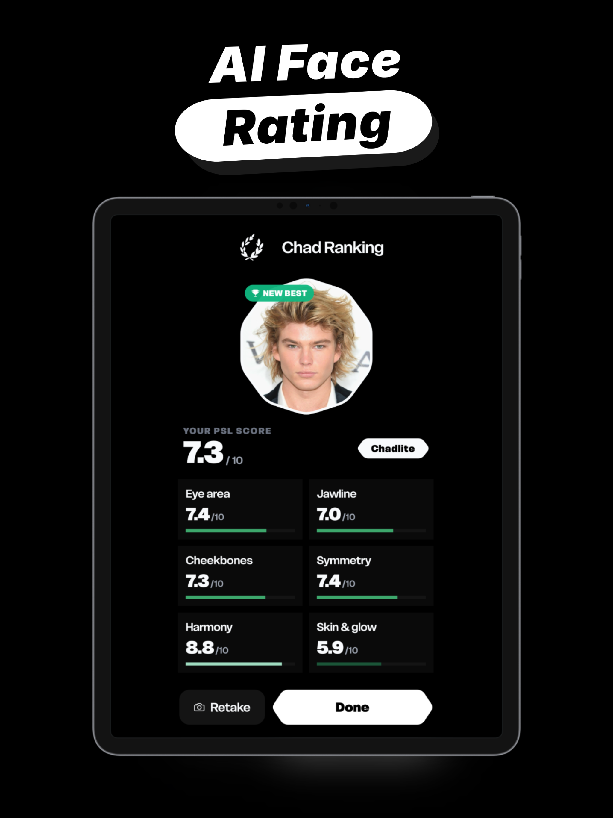 Chad Rankings - Face Rating AI