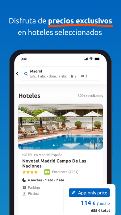 Rumbo.es - vuelos baratos Screenshot