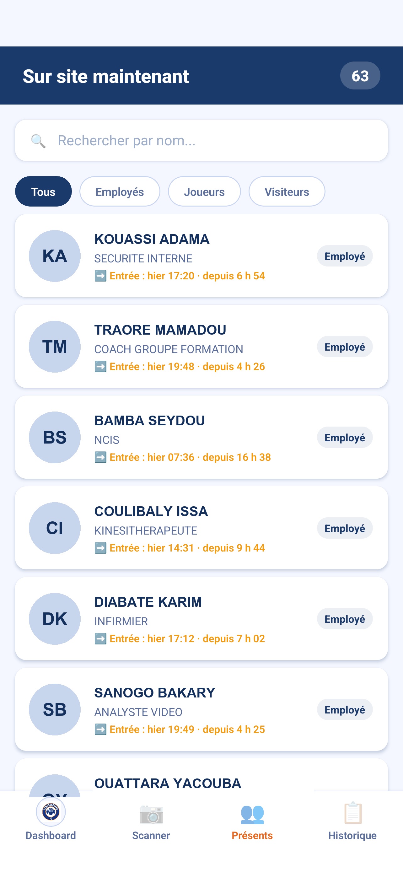 Screenshot 1 of Yamoussoukro FC