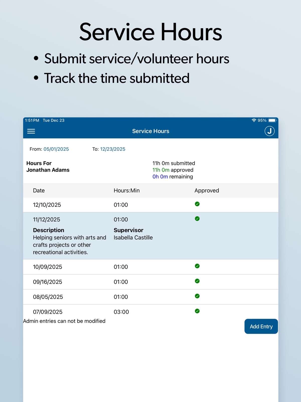 Gradelink Student/Parent App ipad screenshot 1
