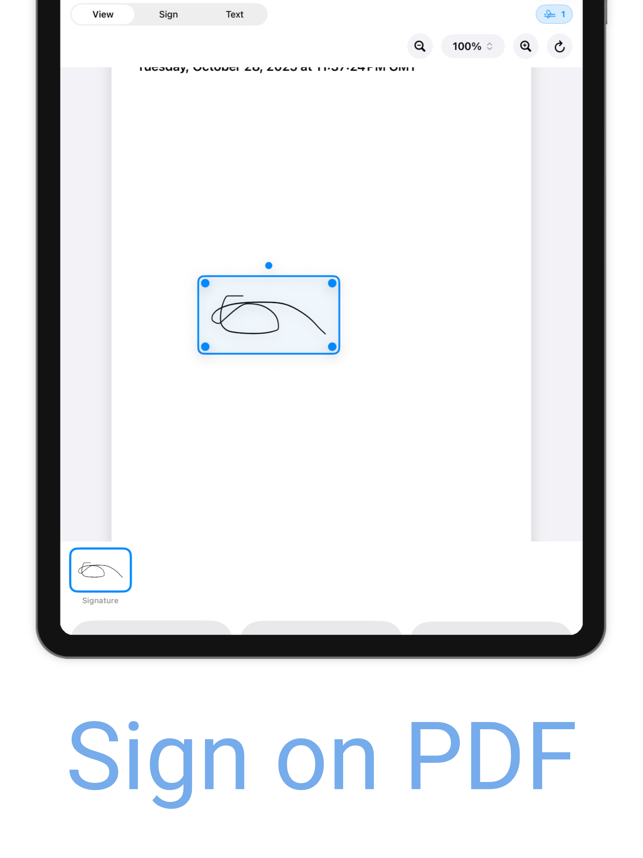 Sign Documents - Sign PDF Doc