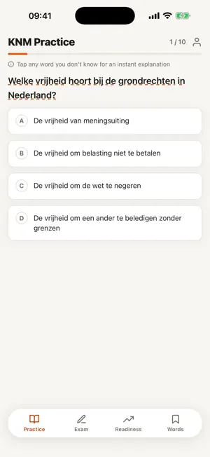 Klaar: Inburgering & KNM screenshot 1