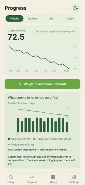 Balanza: photo calorie counter screenshot 3