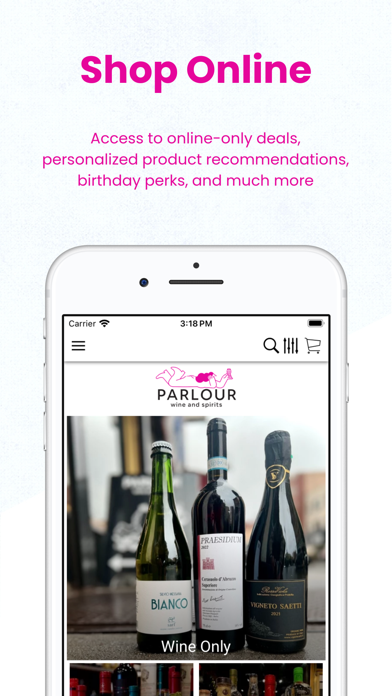 Parlour Wine and Spirits Screenshot