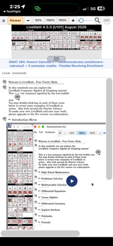 LiveMath screenshot 1
