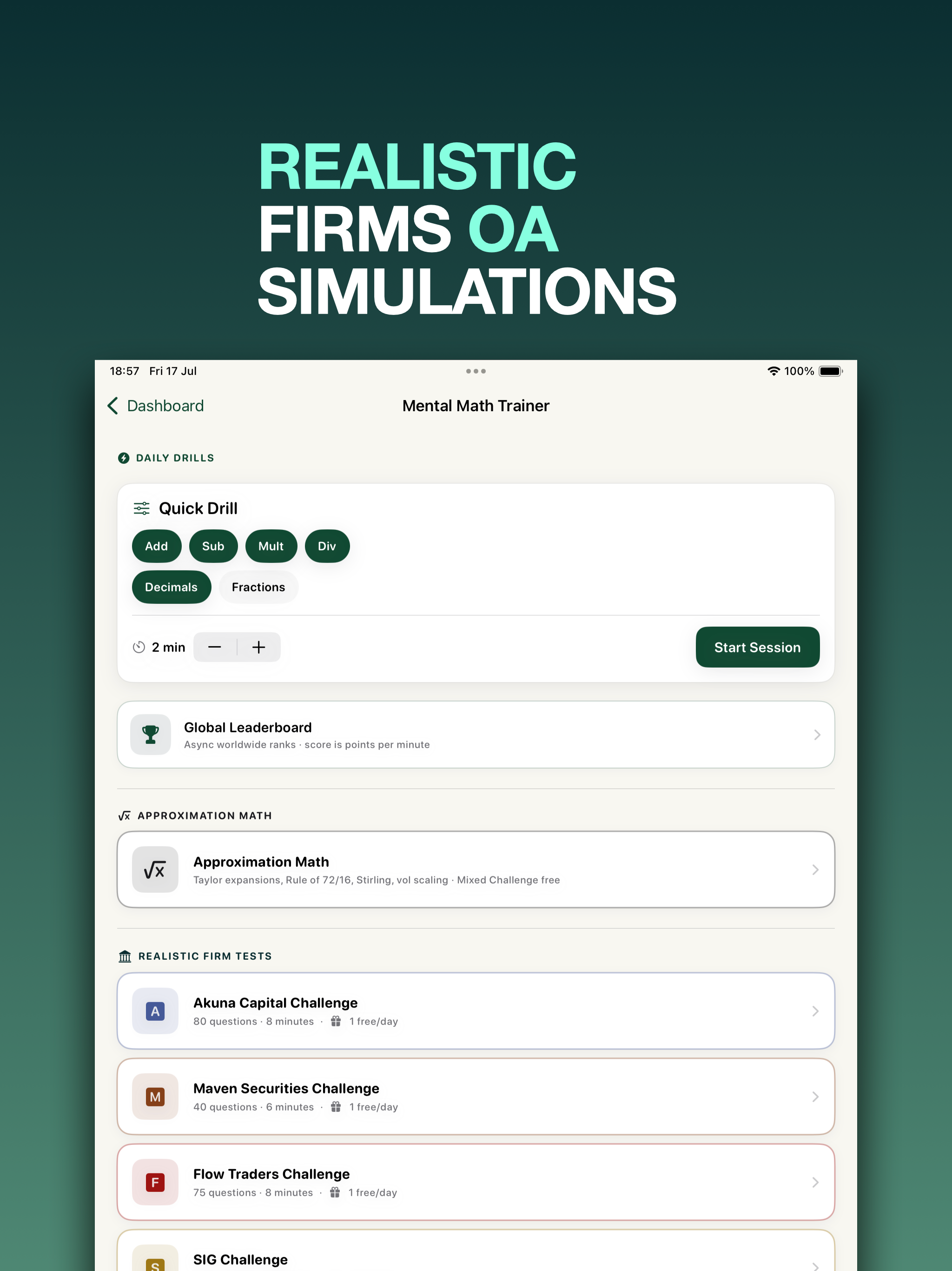 TradeMind: Quant Math Prep screenshot 12