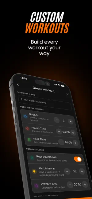 Professional boxing timer screenshot 3