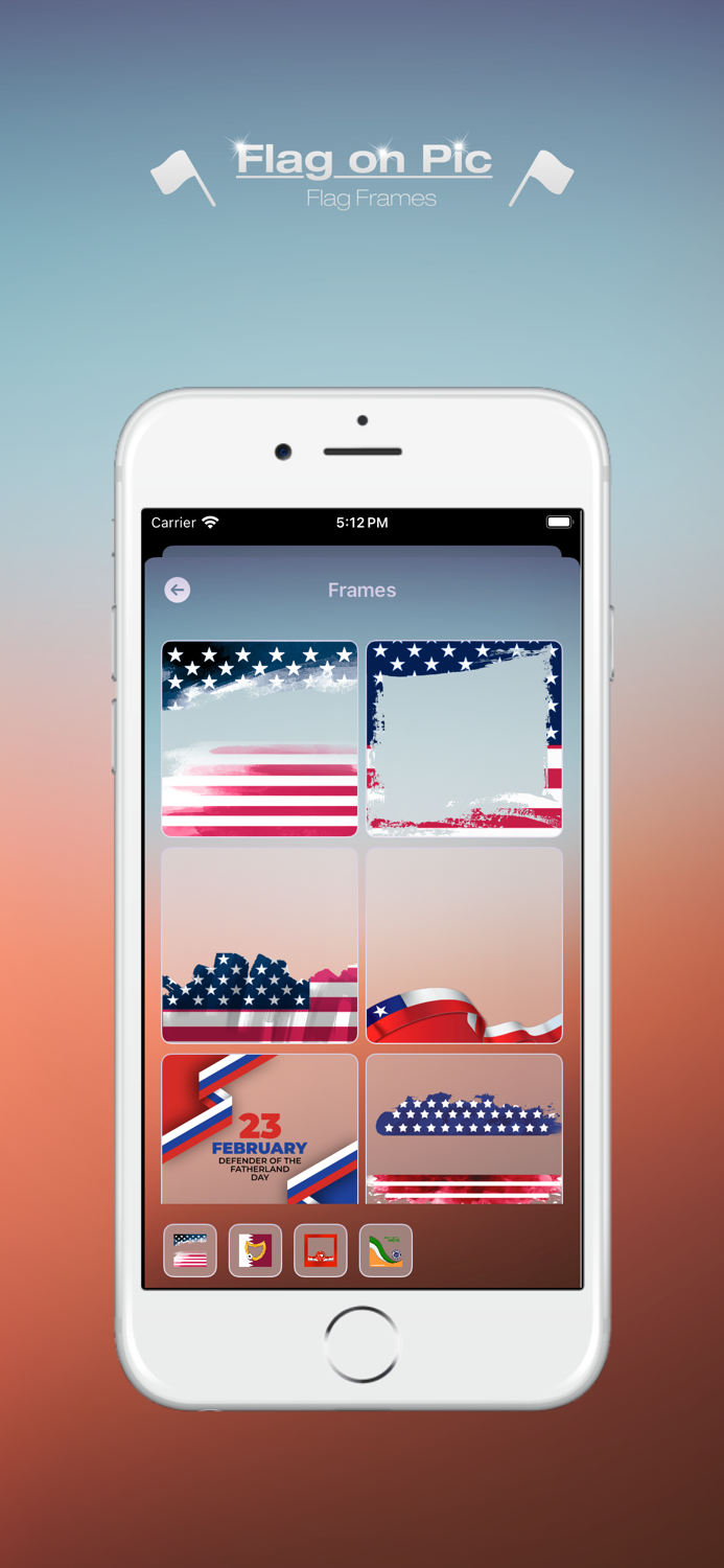 Flag on Pic - Flag Frames