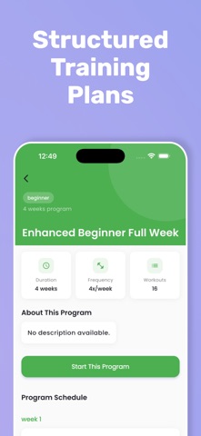 GymFlow: Fitness Tracker iPhone screenshot
