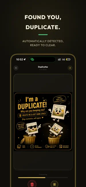 SpaceSwipe - Auto clean photos screenshot 3